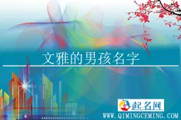 有寓意的成语起名男孩